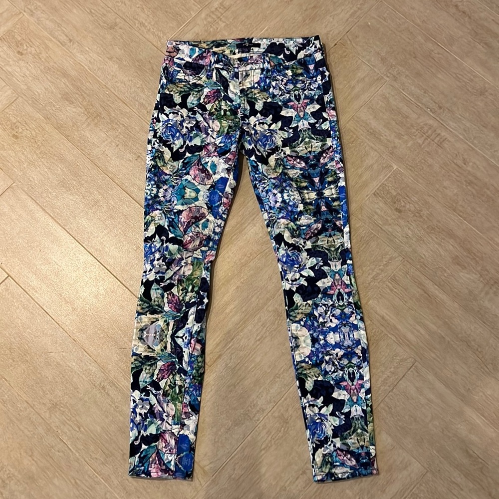 7 for all mankind patterned jean